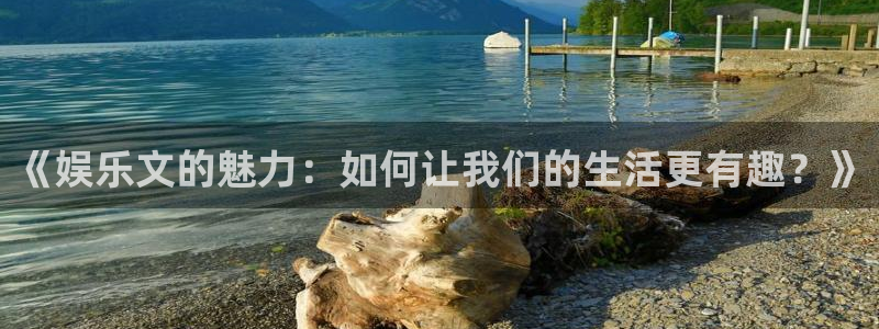 大满贯3平台注册：《娱乐文的魅力：如何让我们的生活更有趣？》