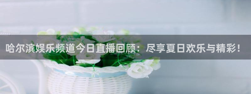 大满贯4登录：哈尔滨娱乐频道今日直播回顾：尽享夏日欢乐与精彩！